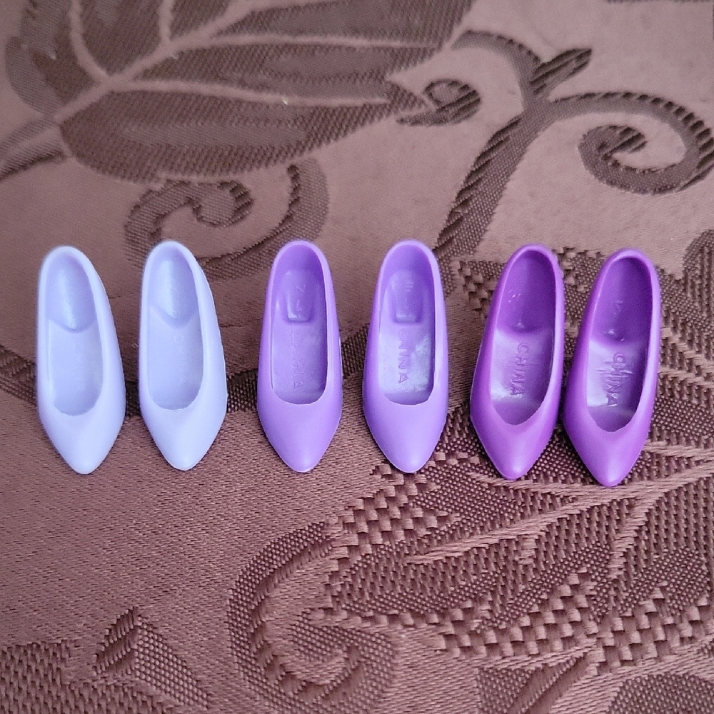 Purple Barbie Heels